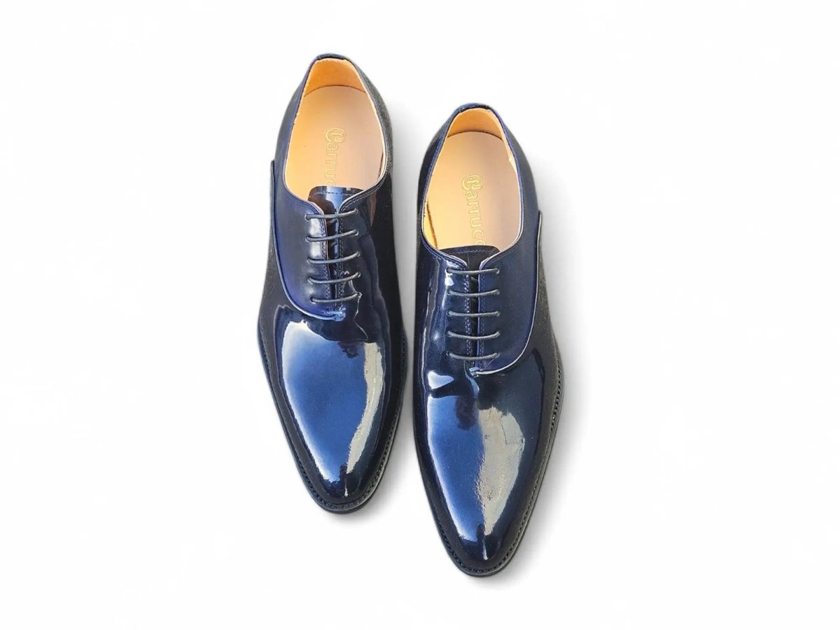 Carrucci Shoes Mix Media Patent Leather Oxford Patent Leather KS479611P