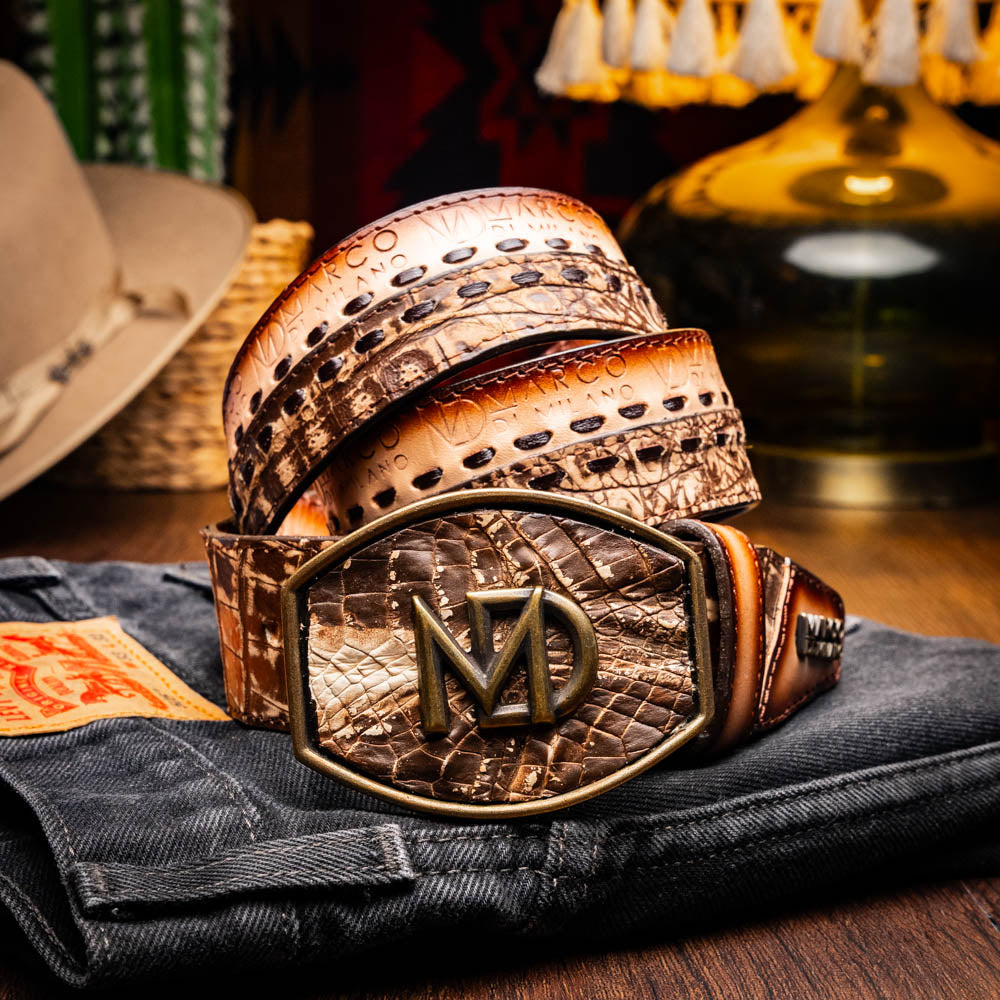 Marco Di Milano  Montana Belt Stone Brown – product view 5