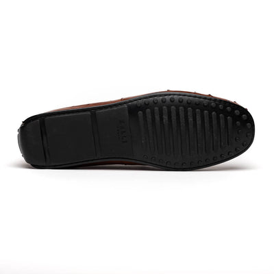 Zelli Italia Men's 33-100-BDY MONZA Ostrich Quill Driver, Brandy