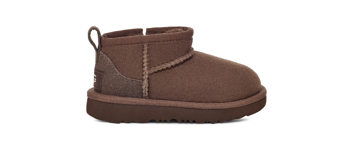 UGG Classic Ultra Mini Toddlers' (TD) Boots — Burnt Cedar Sheepskin