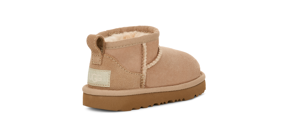UGG Classic Ultra Mini Toddlers' (TD) Boots — Sand Sheepskin