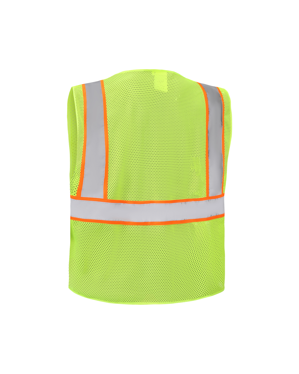 Kiwi High Visibility ANSI/ISEA 107-2020, Type R, Class 2 Contrast Trimmed Neon Safety Vest [70100]