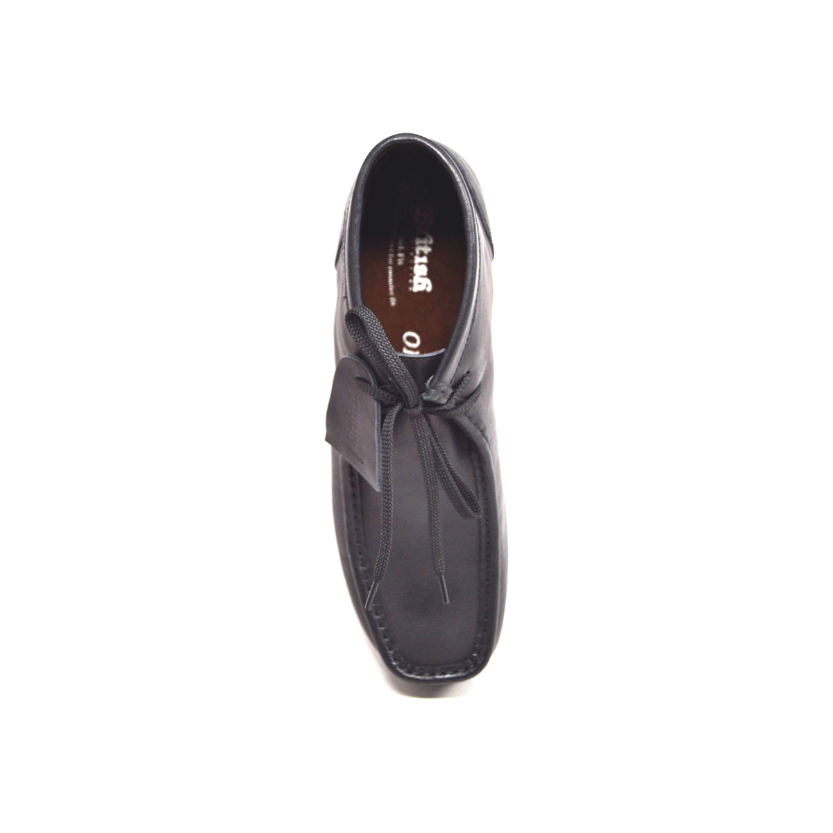 British Walkers New Castle 2 men's Black ankle boots, top view