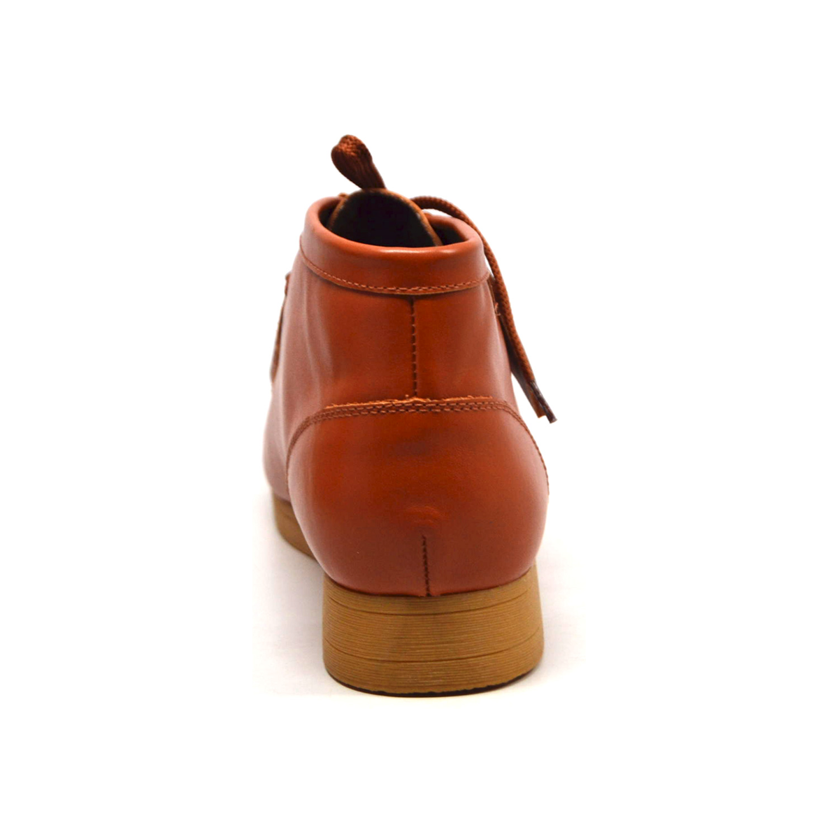British Walkers New Castle 2 men's Caramel ankle boots, heel view