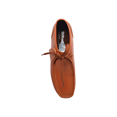 British Walkers New Castle 2 men's Caramel ankle boots, top view