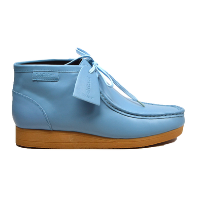 British Walkers New Castle 2 men's Light Blue ankle boots, right-facing side view