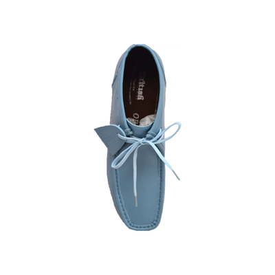 British Walkers New Castle 2 men's Light Blue ankle boots, top view