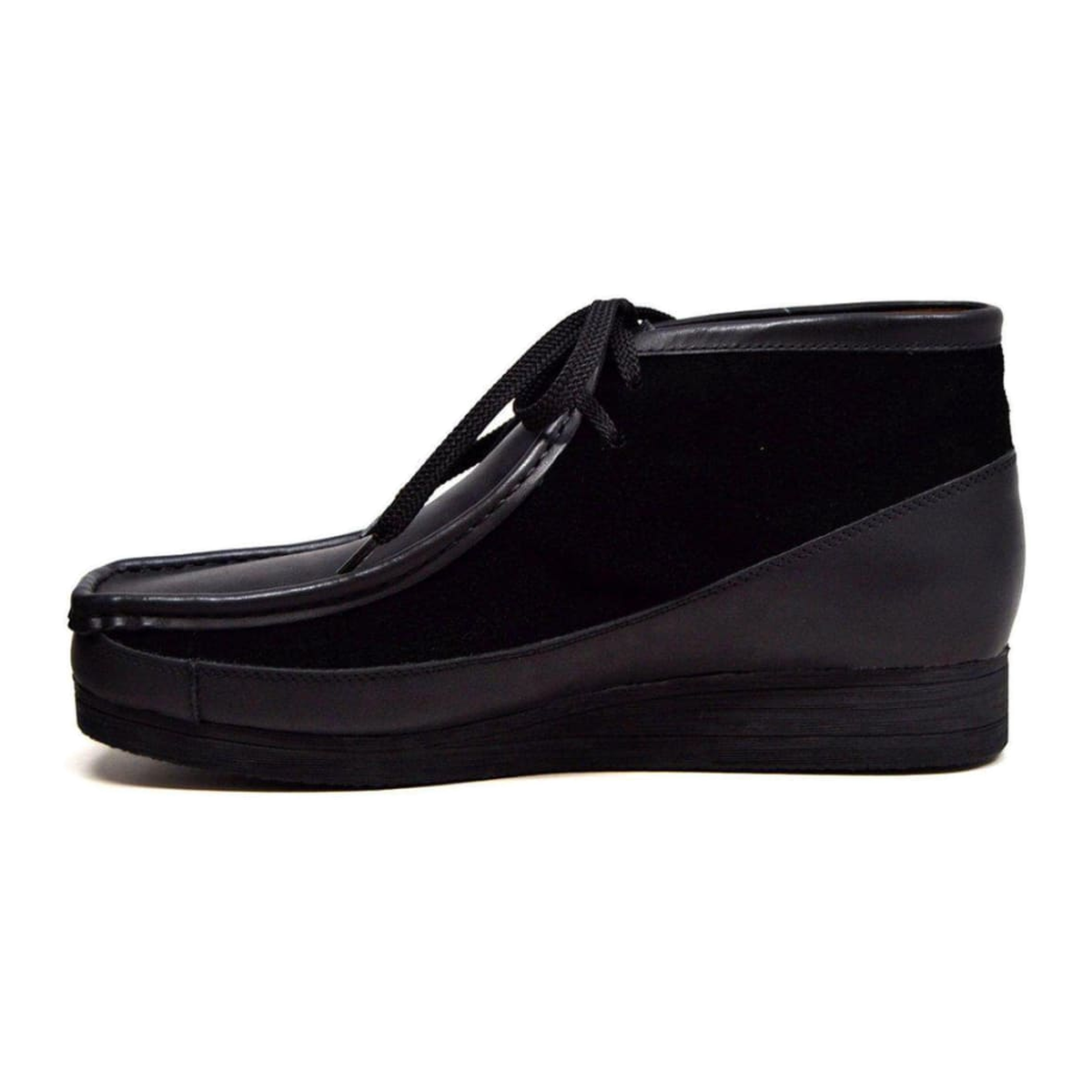 British Walkers New Castle men's Black ankle boots, left-facing side view