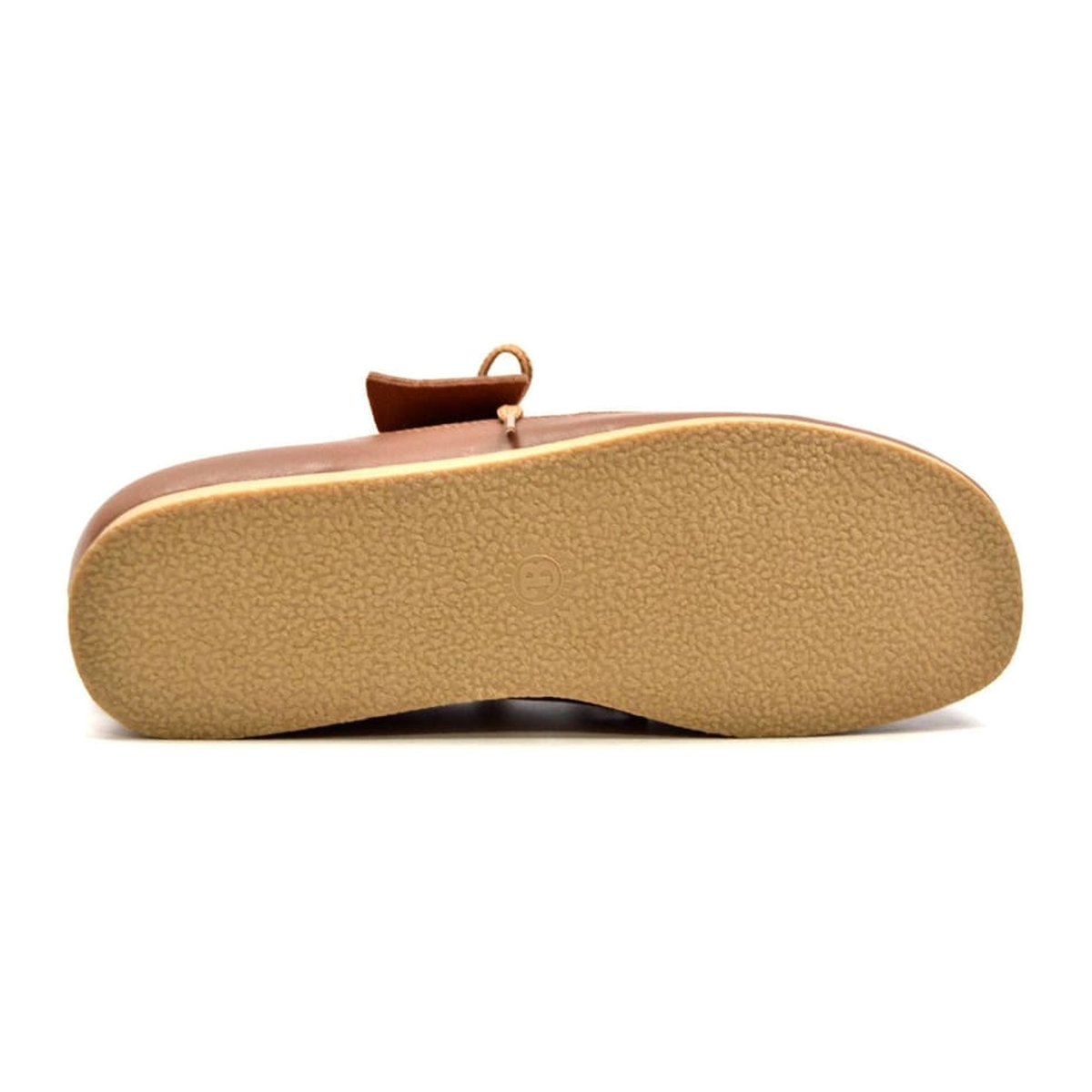 British Walkers New Castle men's Cognac/Tan ankle boots, outsole view