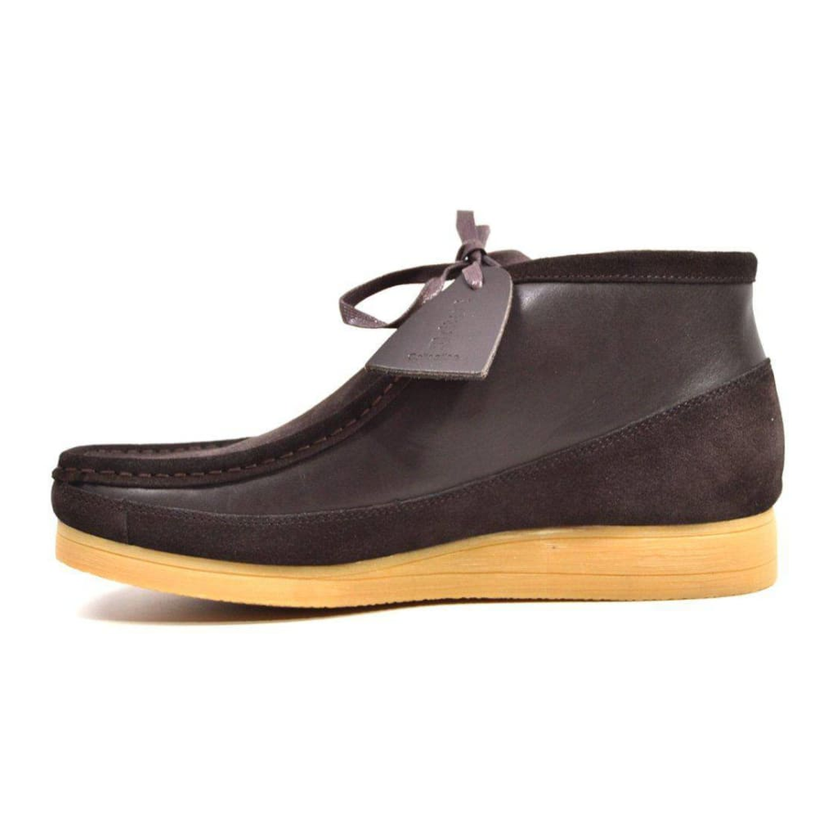 British Walkers New Castle men's Brown ankle boots, left-facing side view