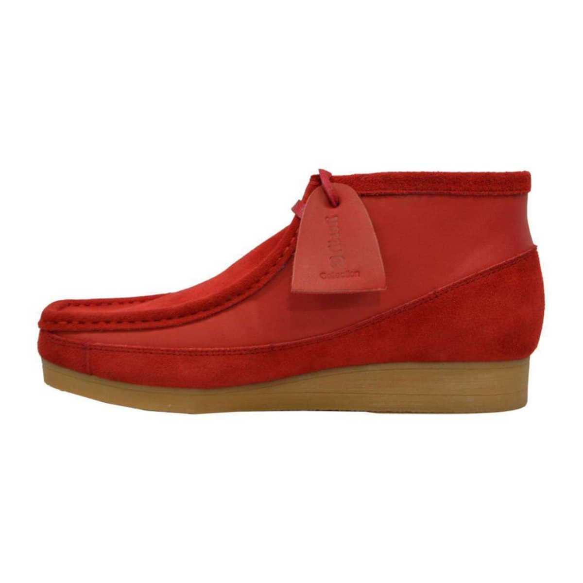British Walkers New Castle men's Red ankle boots, left-facing side view