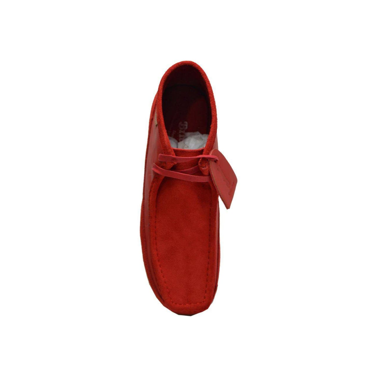 British Walkers New Castle men's Red ankle boots, top view