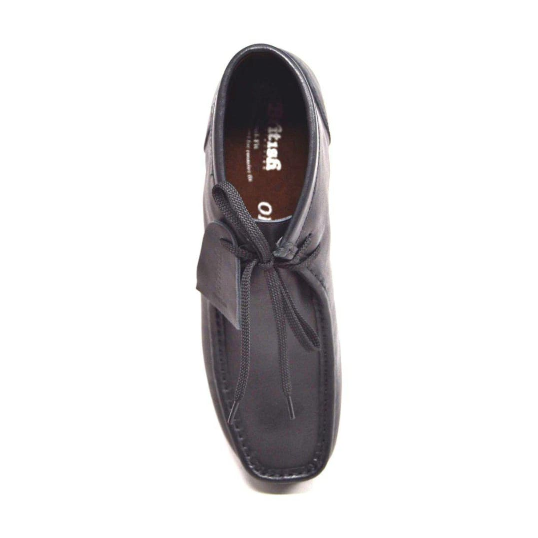 British Walkers New Castle 2 men's Black ankle boots, top view