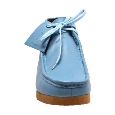 British Walkers New Castle 2 men's Sky Blue ankle boots, front view