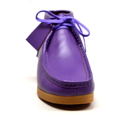 British Walkers New Castle 2 men's Purple ankle boots, front view