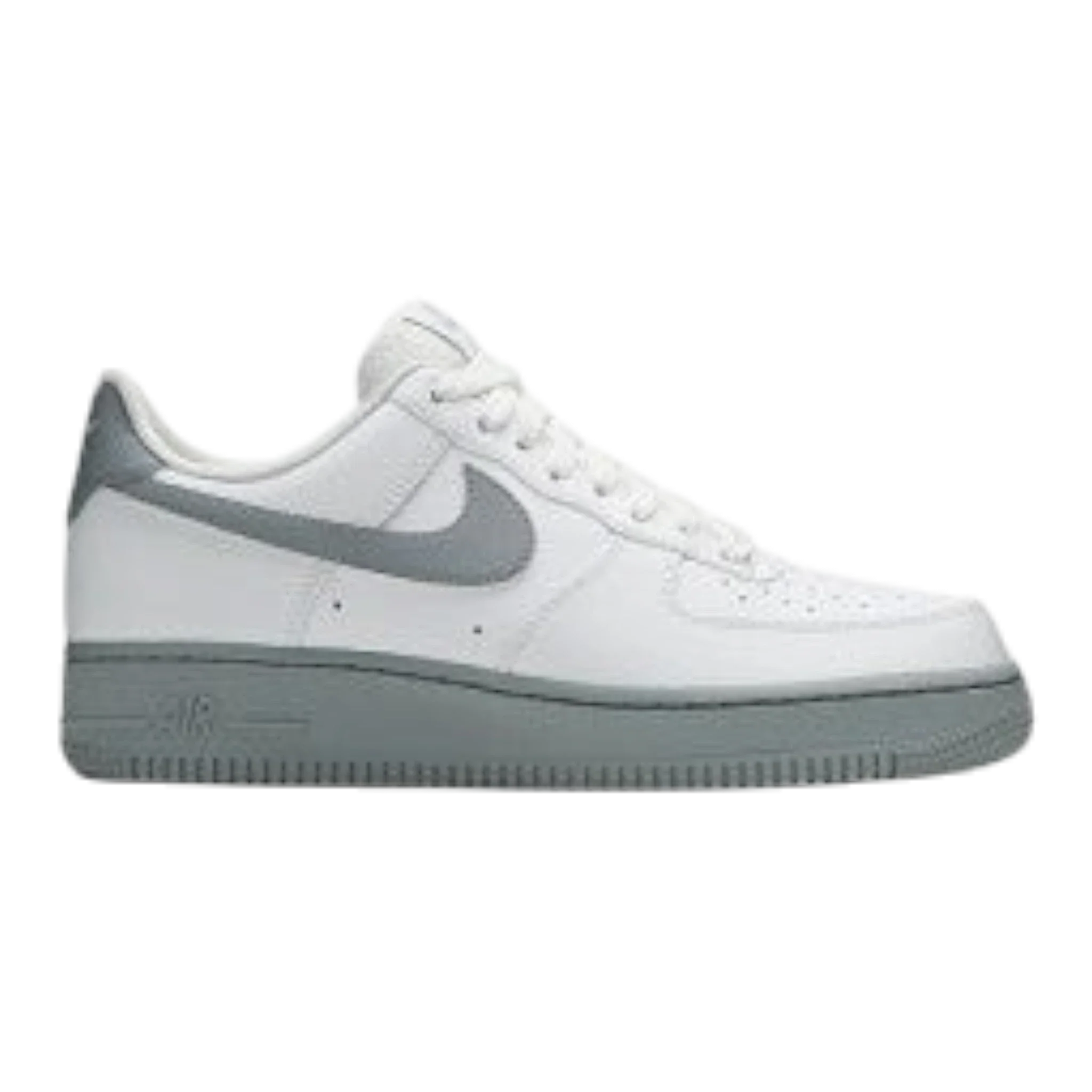 Nike Air Force 1 '07 Men's Sneakers — White Leather Low-Top