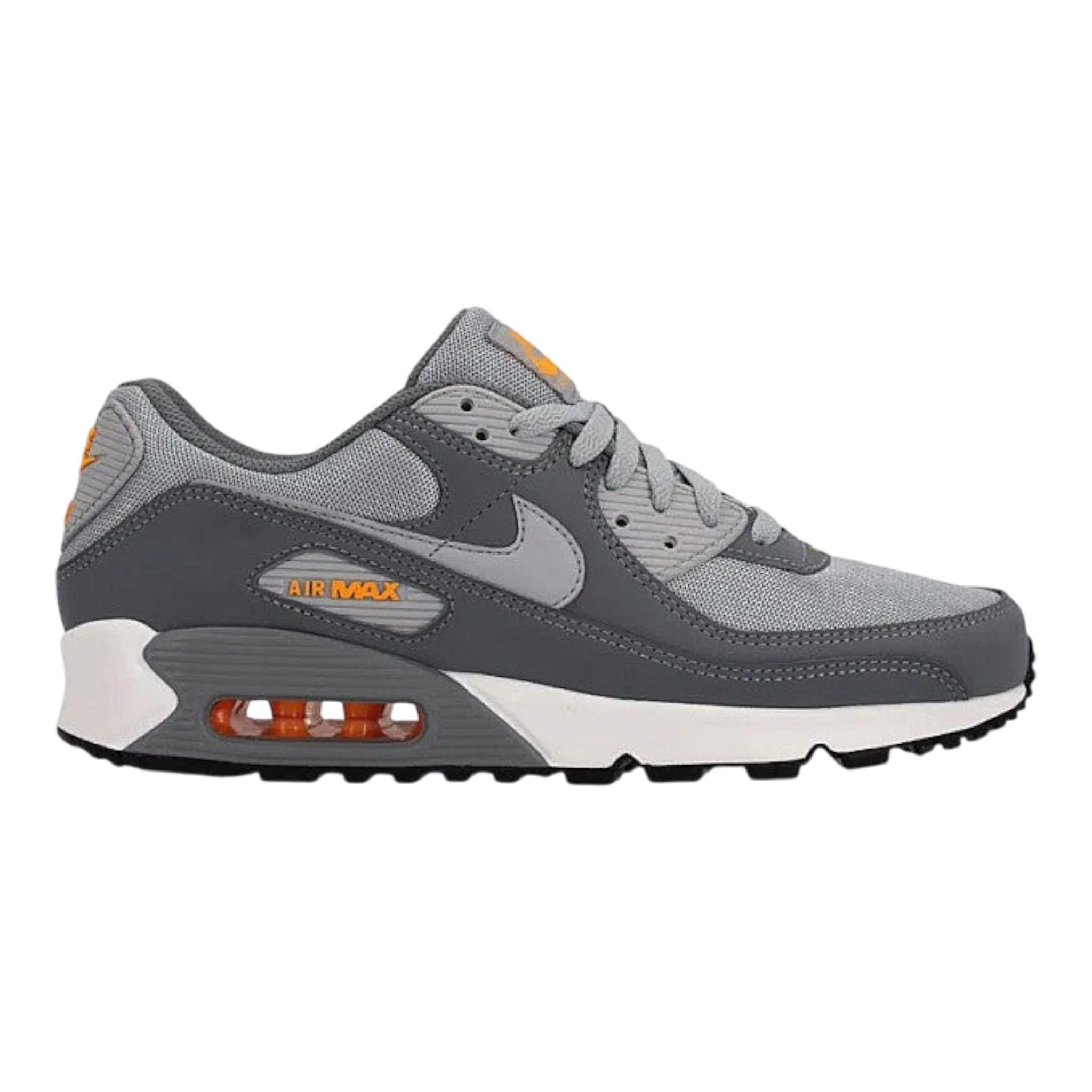 Nike Air Max 90 Men's Sneakers — Cool Grey Nubuck Low-Top