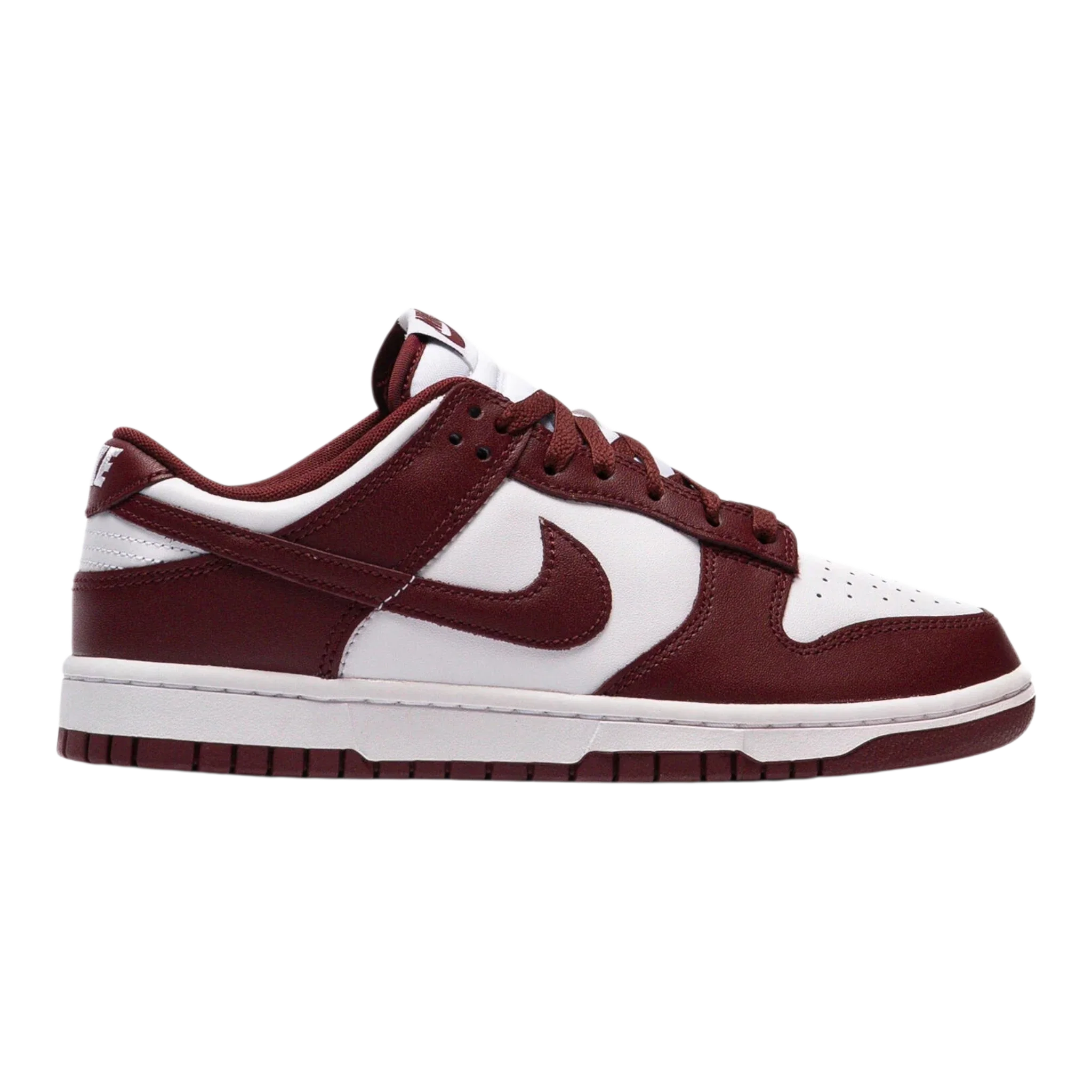 Nike Dunk Low Men's Sneakers — White/Redwood Low-Top