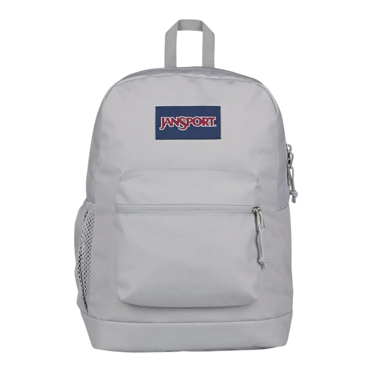 JanSport Cross Town Plus Backpack 26L — Grounded Grey 15-Inch Laptop Pack – top view