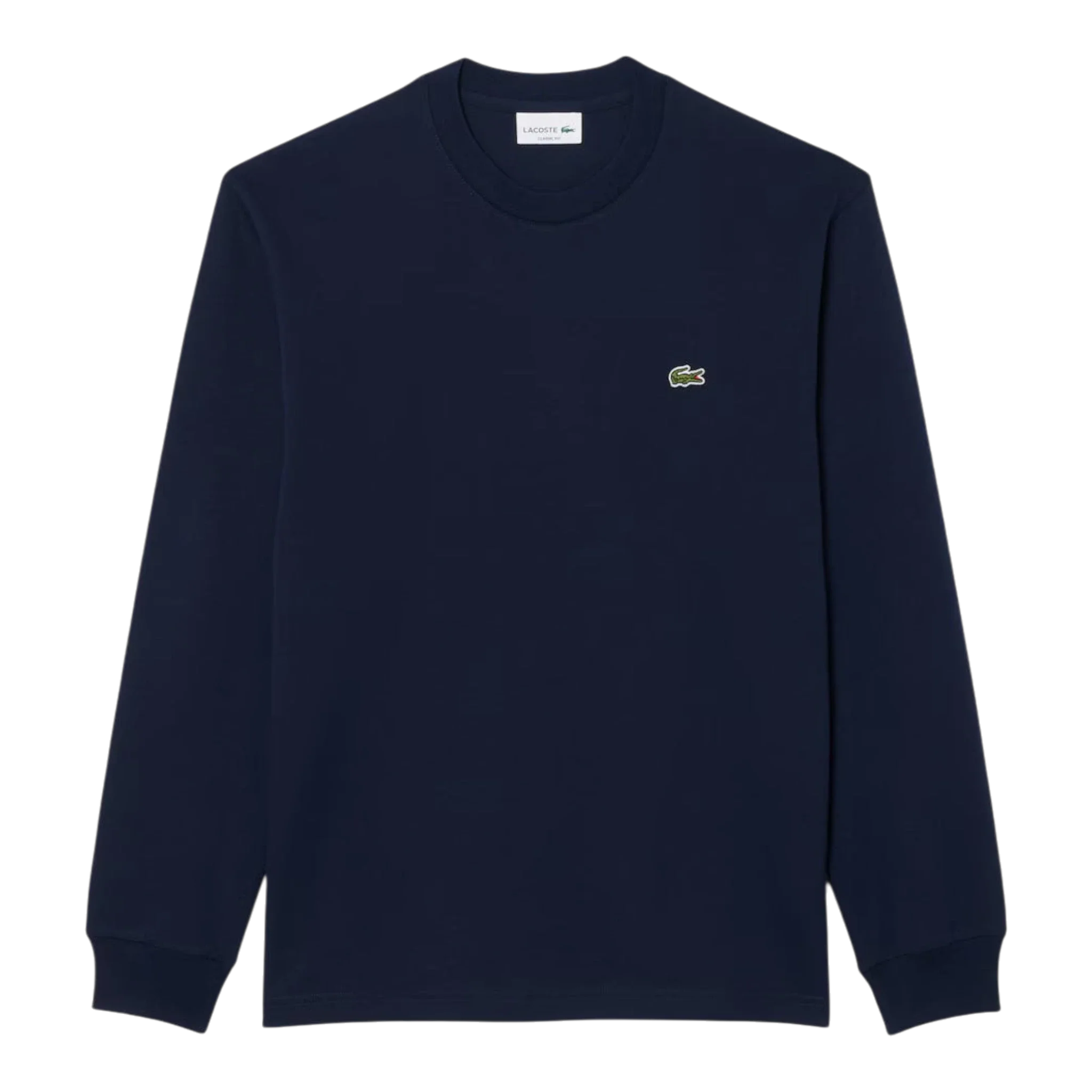 LACOSTE CREWNECK T-SHIRT MENS NAVY BLUE