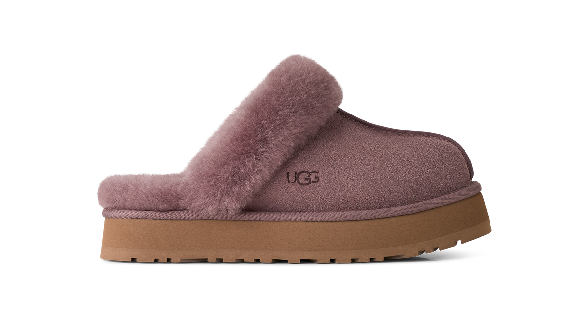 UGG Disquette Womens Platform Slippers — Portobello Suede