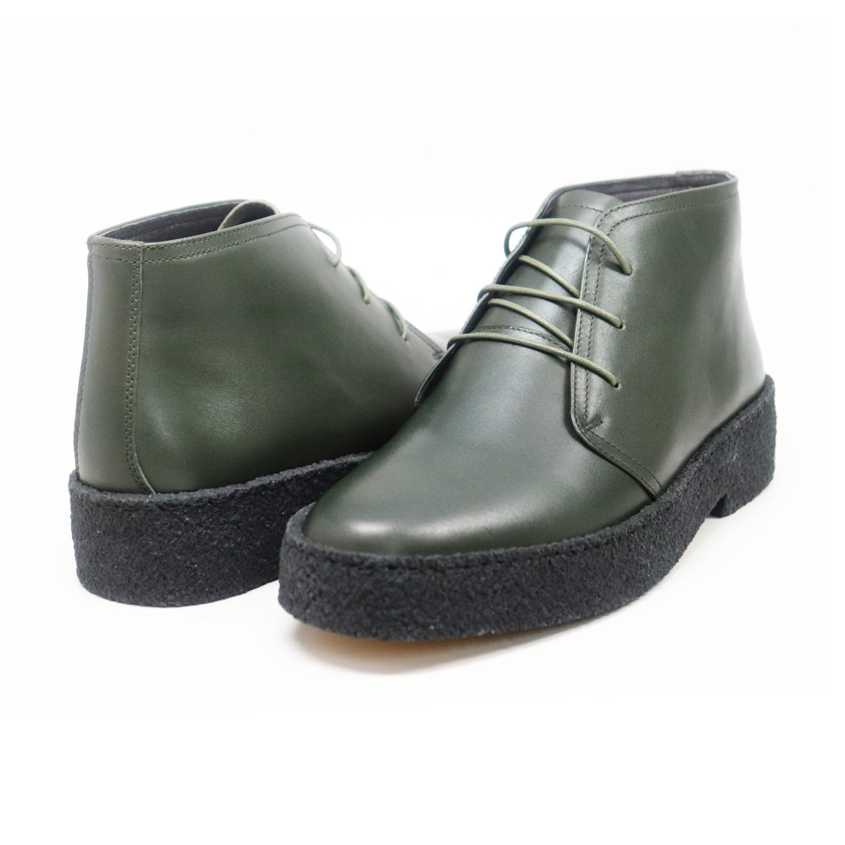 British Walkers Original Men's High Top Black Leather Shoes with Gummy Soles view 39