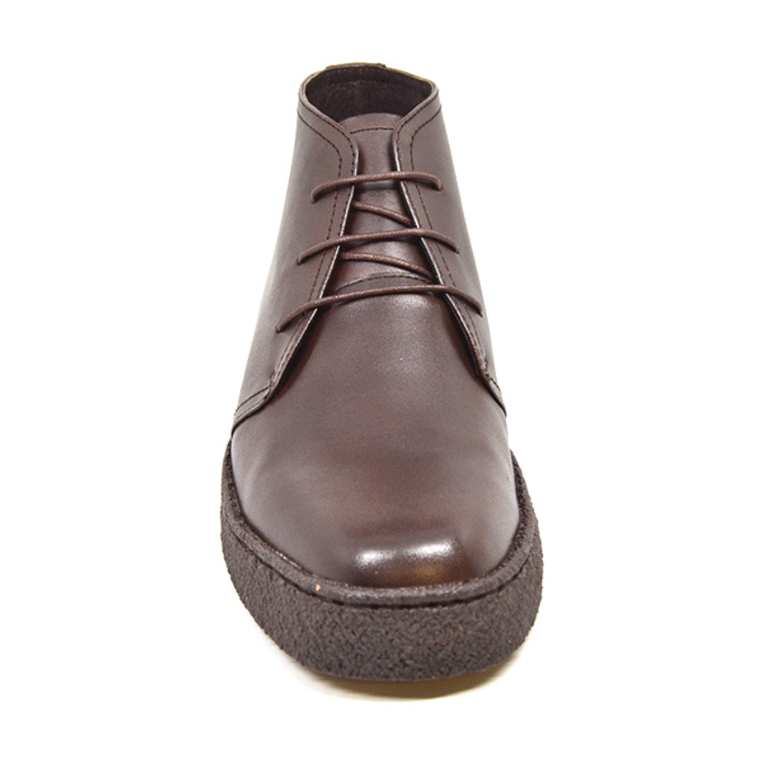 British Walkers Original Men's High Top Black Leather Shoes with Gummy Soles view 13