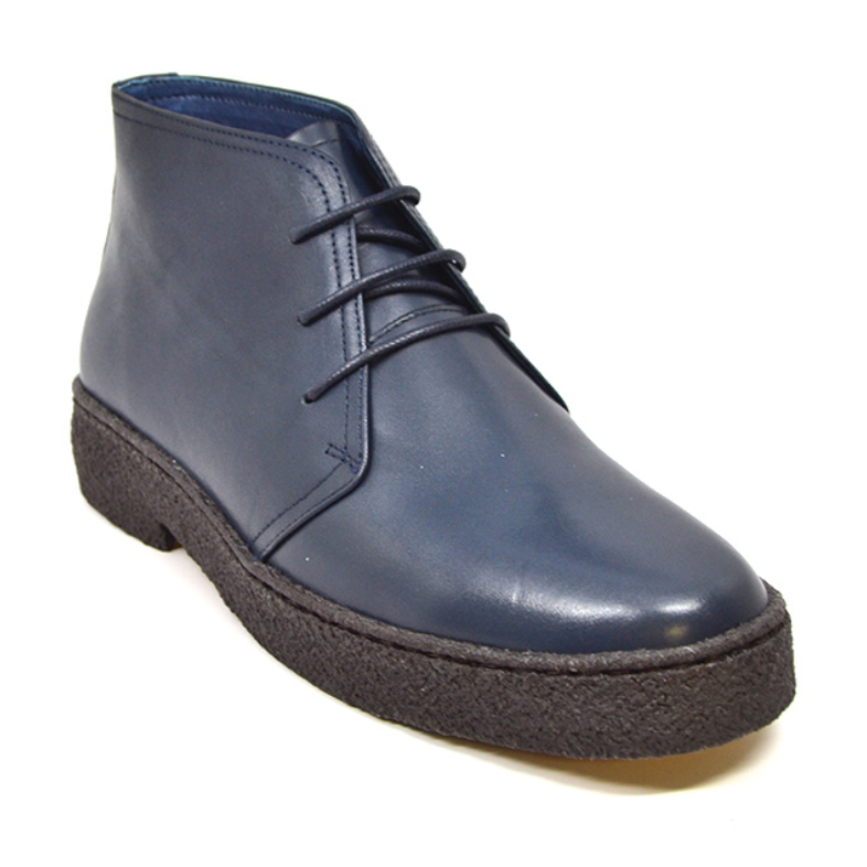 British Walkers Original Men's High Top Black Leather Shoes with Gummy Soles view 17