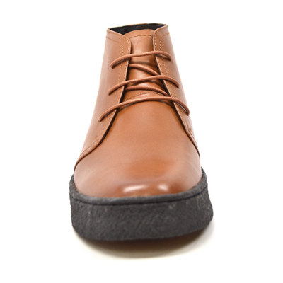 British Walkers Original Men's High Top Black Leather Shoes with Gummy Soles view 26