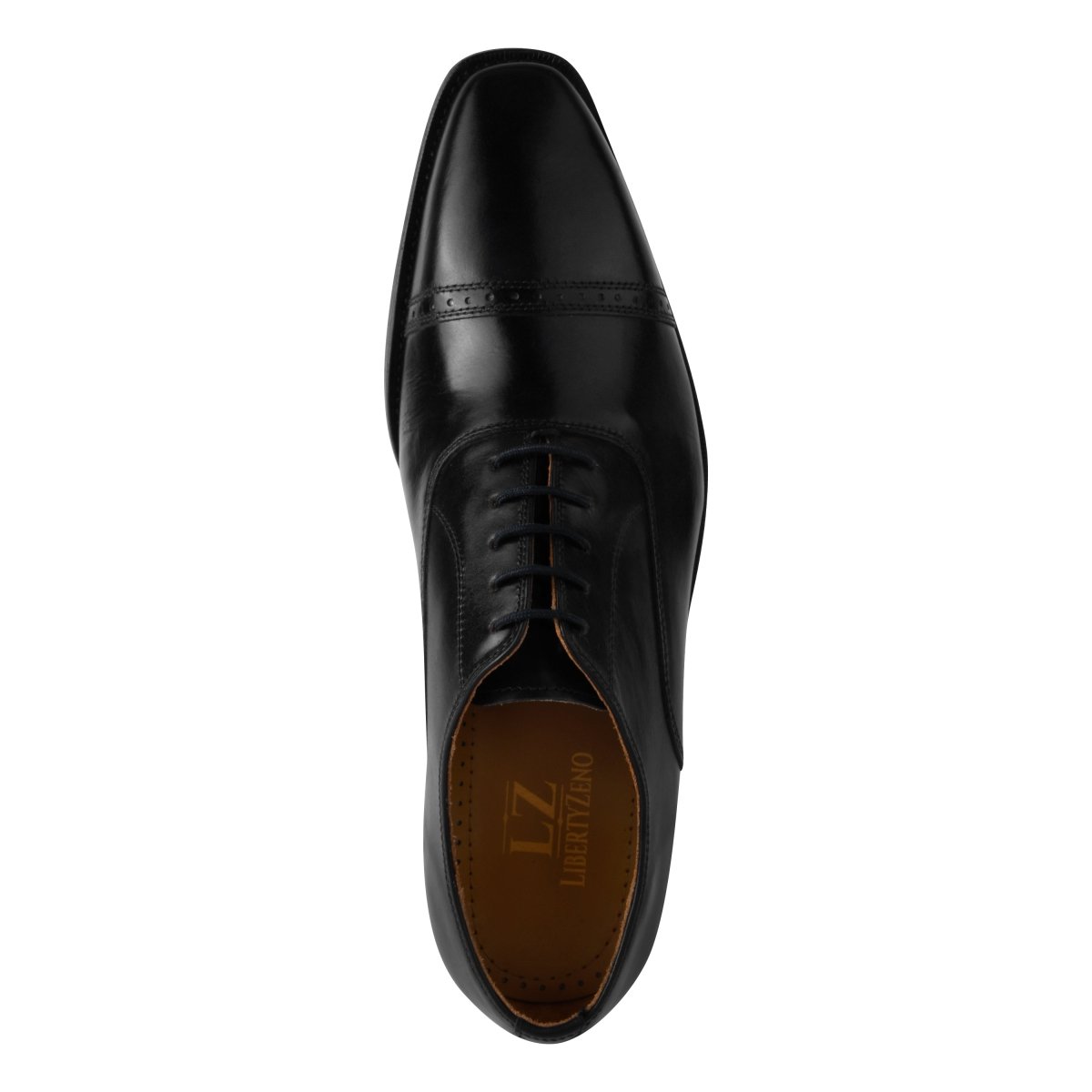 Liberty Zeno Oscar Mens Leather Lace up Oxford Designer Dress Shoes