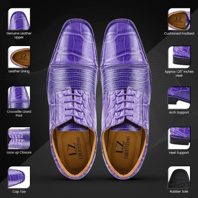 Liberty Zeno Owen Leather Oxford Style Dress Shoes