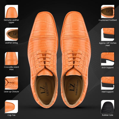 Liberty Zeno Owen Leather Oxford Style Dress Shoes