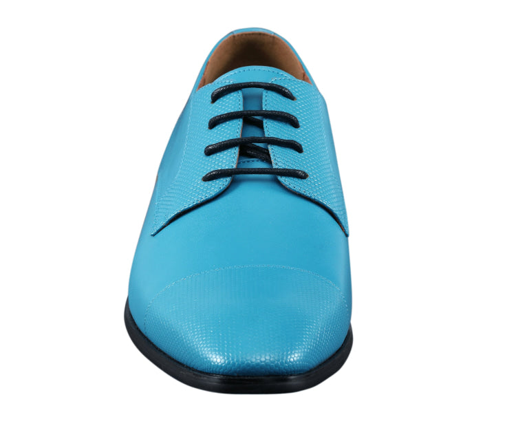 Amali Russo Teal Oxfords — product view 5