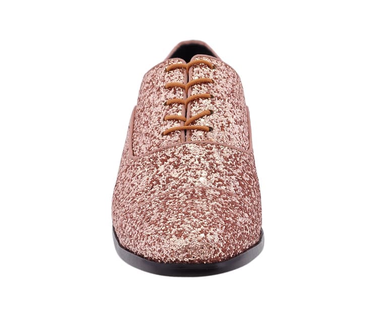 Amali Lawrence Rose Gold Oxfords — product view 3