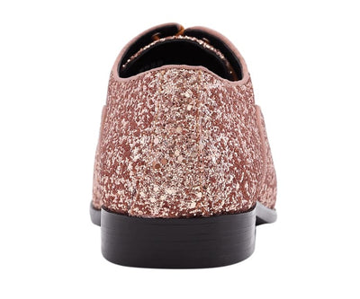 Amali Lawrence Rose Gold Oxfords — product view 5