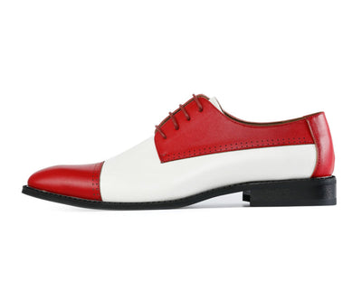 Amali Archer Red Oxfords — product view 2