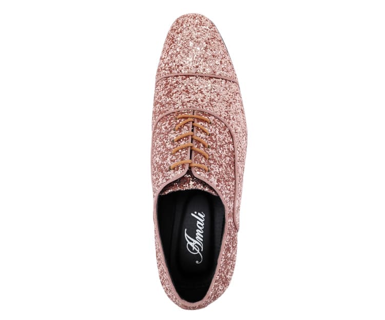 Amali Lawrence Rose Gold Oxfords — product view 4
