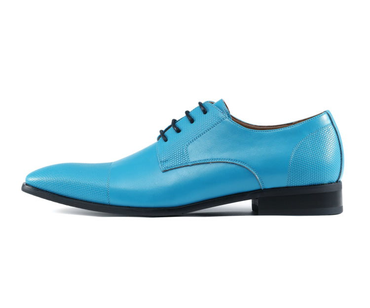 Amali Russo Teal Oxfords — product view 3