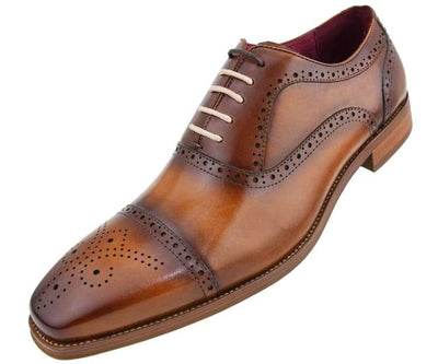 ag114 Asher Green Oxfords Tan / 7.5
