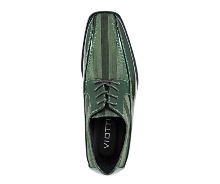 Viotti Men’s 179 Hunter Green – Detail Close-Up