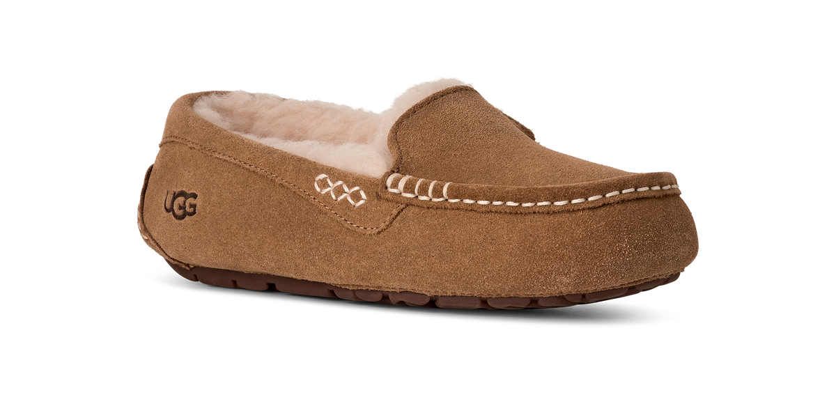 UGG Ansley Womens Slippers — Chestnut Suede