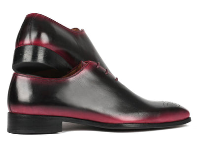 Paul Parkman Black and Red Men's Oxford Shoes