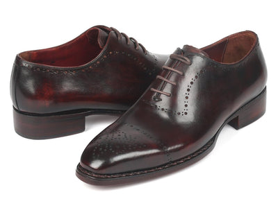 Paul Parkman Dark Bordeaux Goodyear Welted Oxfords (ID56BRD83)