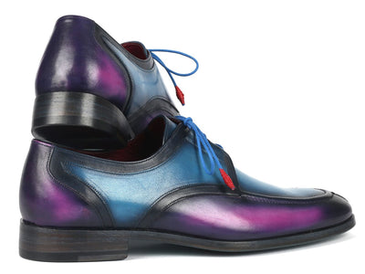 Paul Parkman Ghillie Lacing Blue and Purple Dress Shoes (IDGU568BLP)
