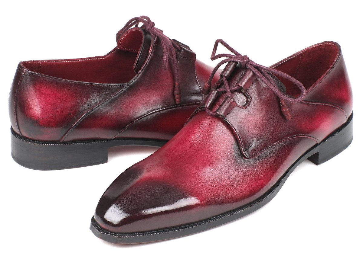 Paul Parkman Ghillie Lacing Bordeaux Dress Shoes (IDGT515 - BRD)