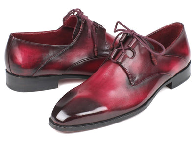 Paul Parkman Ghillie Lacing Bordeaux Dress Shoes (IDGT515 - BRD)