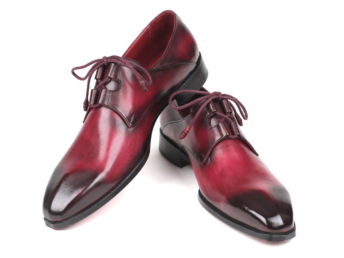 Paul Parkman Ghillie Lacing Bordeaux Dress Shoes (IDGT515 - BRD)