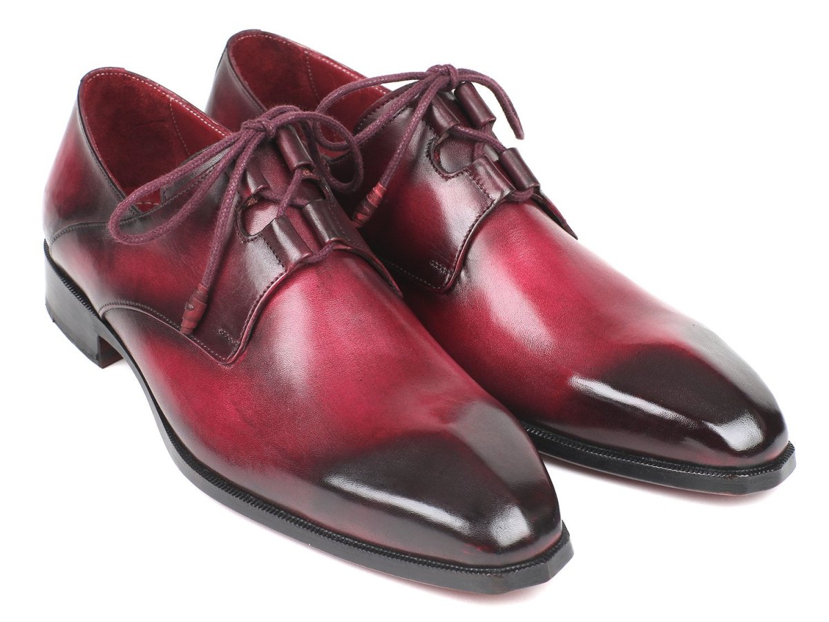 Paul Parkman Ghillie Lacing Bordeaux Dress Shoes (IDGT515 - BRD)