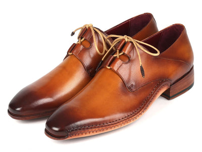 Paul Parkman Ghillie Lacing Handsewn Shoes Light Brown (ID022 CML)