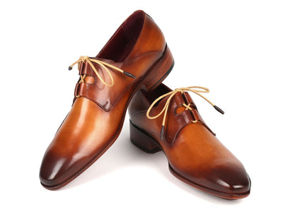 Paul Parkman Ghillie Lacing Handsewn Shoes Light Brown (ID022 CML)